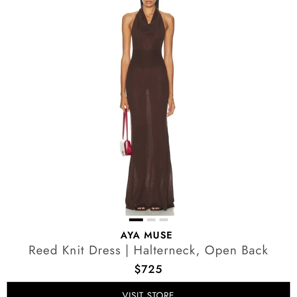 Aya Muse Brown Maxi Dress